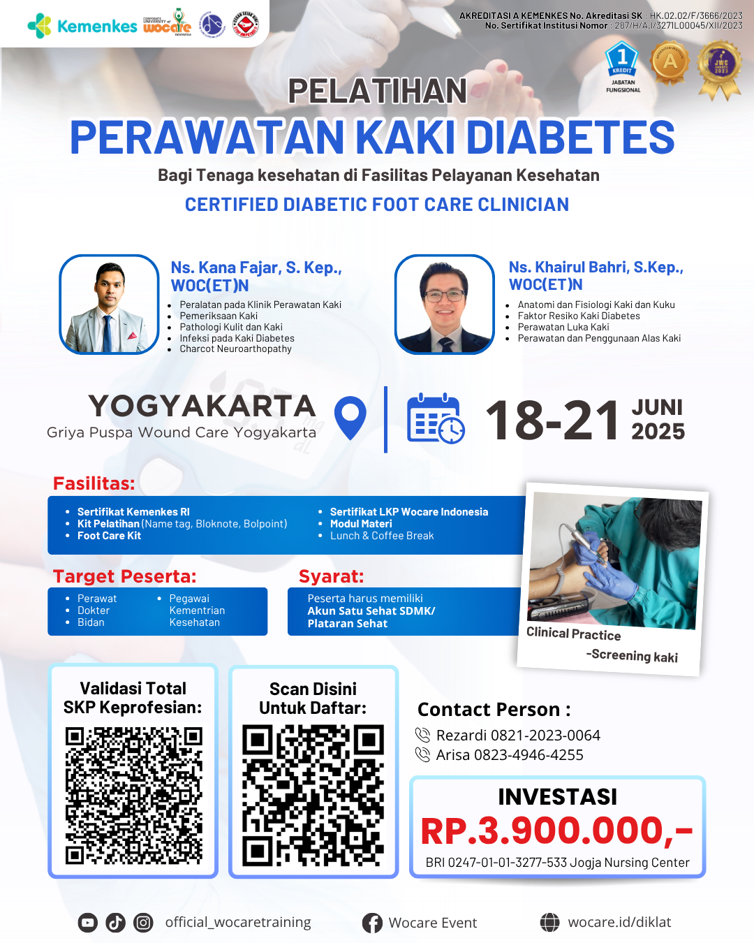 PELATIHAN PERAWATAN KAKI DIABETES (CDFCC) YOGYAKARTA JUNI 2025